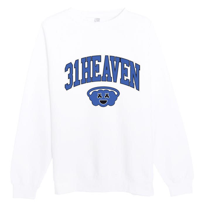 Young Mantis Wearing 31 Heaven Premium Crewneck Sweatshirt