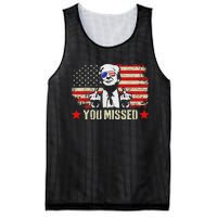 You Missed  You Missed Trump 2024 You Missed Mesh Reversible Basketball Jersey Tank