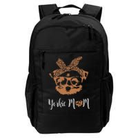 Yorkie Mom Yorkshire Leopard Dog Lovers Mother's Day Daily Commute Backpack