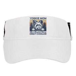 Yorkie Mom Yorkshire Mama Dog Mother York Dog Owner Adult Drive Performance Visor