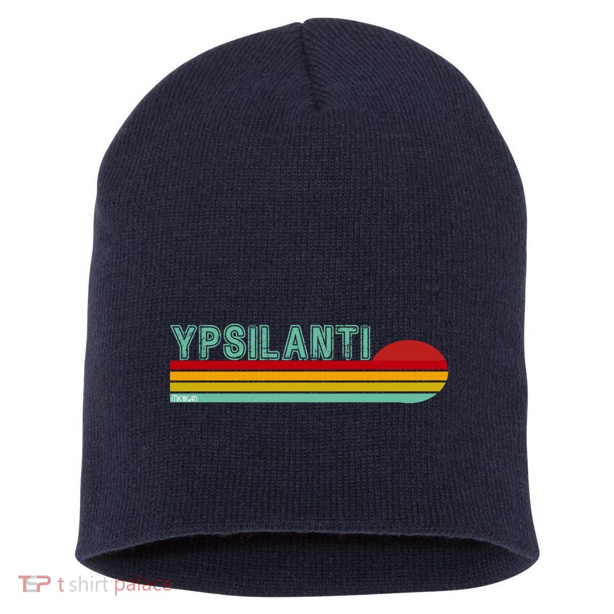 Ypsilanti Michigan Short Acrylic Beanie