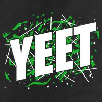 Yeet Meme Garment-Dyed Fleece Hoodie