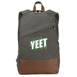 Yeet Meme Cotton Canvas Backpack