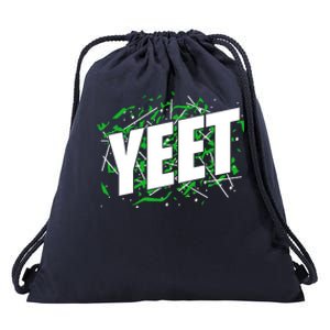 Yeet Meme Drawstring Bag