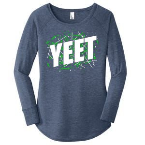 Yeet Meme Women's Perfect Tri Tunic Long Sleeve Shirt