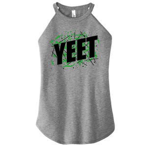 Yeet Meme Women's Perfect Tri Rocker Tank