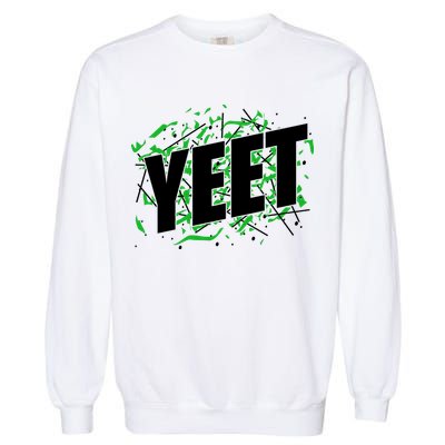 Yeet Meme Garment-Dyed Sweatshirt