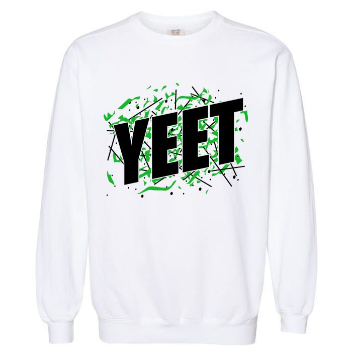 Yeet Meme Garment-Dyed Sweatshirt
