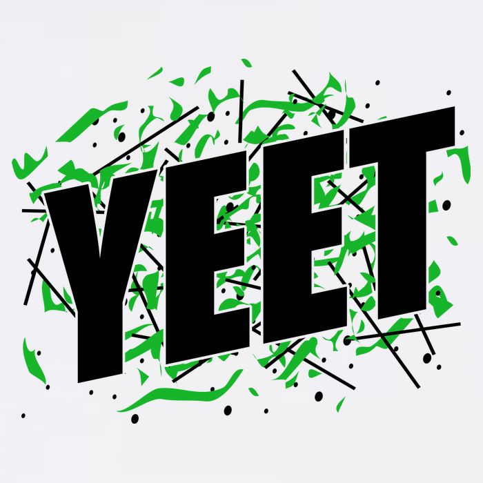 Yeet Meme Garment-Dyed Sweatshirt