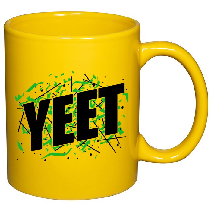 Yeet Meme 11oz C Handle Ceramic Mug