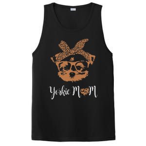 Yorkie Mom Yorkshire Leopard Dog Lovers Mother's Day Gift PosiCharge Competitor Tank