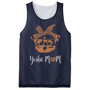 Yorkie Mom Yorkshire Leopard Dog Lovers Mother's Day Gift Mesh Reversible Basketball Jersey Tank