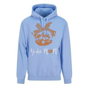 Yorkie Mom Yorkshire Leopard Dog Lovers Mother's Day Gift Unisex Surf Hoodie