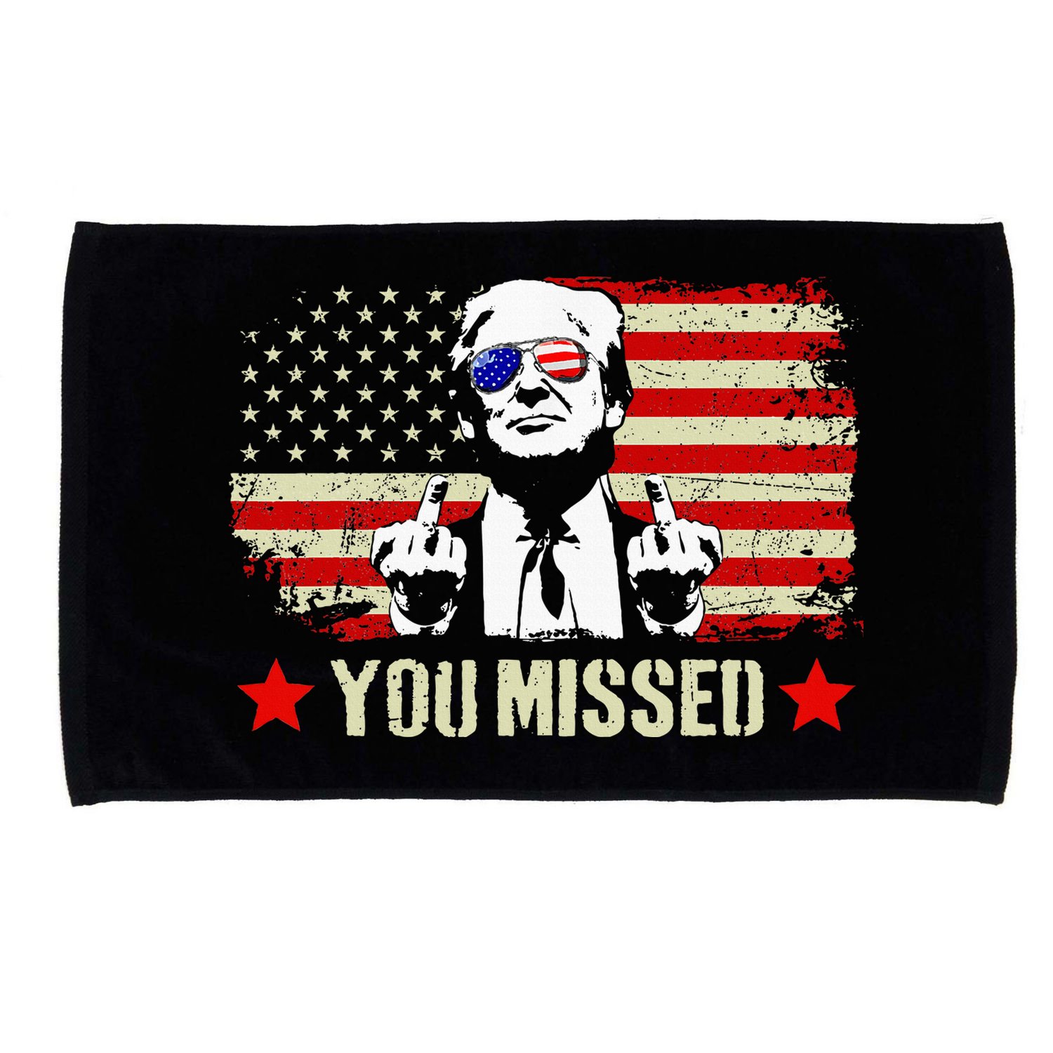 You Missed You Missed Trump 2024 You Missed Microfiber Hand Towel
