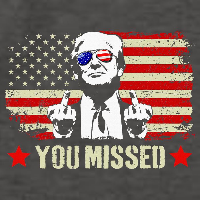 You Missed You Missed Trump 2024 You Missed Vector Backpack