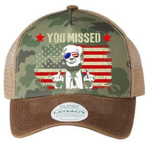 You Missed You Missed Trump 2024 You Missed Legacy Tie Dye Trucker Hat