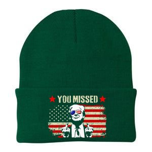 You Missed You Missed Trump 2024 You Missed Knit Cap Winter Beanie