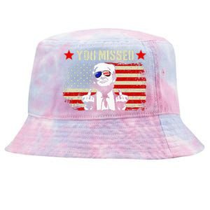 You Missed You Missed Trump 2024 You Missed Tie-Dyed Bucket Hat