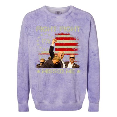 You Missed  You Missed Trump 2024 You Missed We The People Colorblast Crewneck Sweatshirt