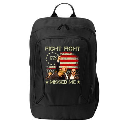 You Missed  You Missed Trump 2024 You Missed We The People City Backpack