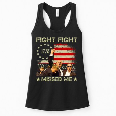 You Missed  You Missed Trump 2024 You Missed We The People Womens Tank Top