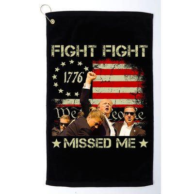You Missed  You Missed Trump 2024 You Missed We The People Golf Towel