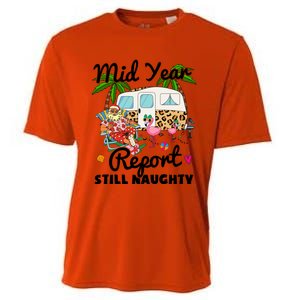 Y0nw Mid Year Report Still Naughty Christmas In July Camper Meaningful Gift Cooling Performance Crew T-Shirt