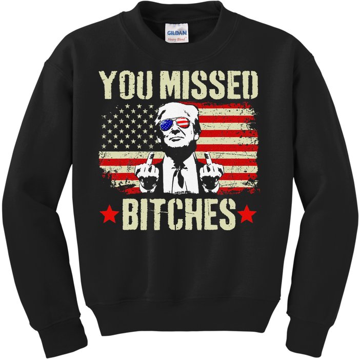 You Missed  You Missed Trump 2024 T You Missed Kids Sweatshirt