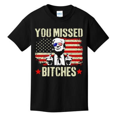 You Missed  You Missed Trump 2024 T You Missed Kids T-Shirt