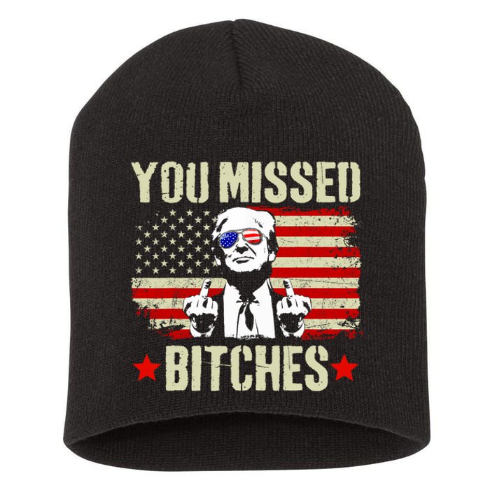 You Missed You Missed Trump 2024 You Missed Short Acrylic Beanie