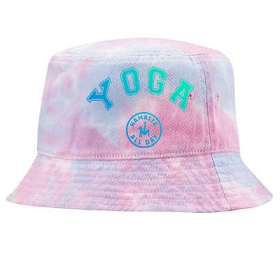 Yoga Namaste All Day Teacher Savasana Namaste Class Workout Gift Tie-Dyed Bucket Hat