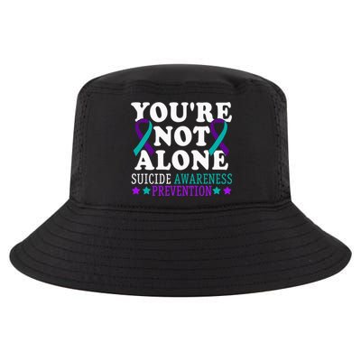 YouRe Not Alone Depression Suicide Prevention Awareness Cool Comfort Performance Bucket Hat