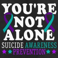 YouRe Not Alone Depression Suicide Prevention Awareness Cool Comfort Performance Bucket Hat