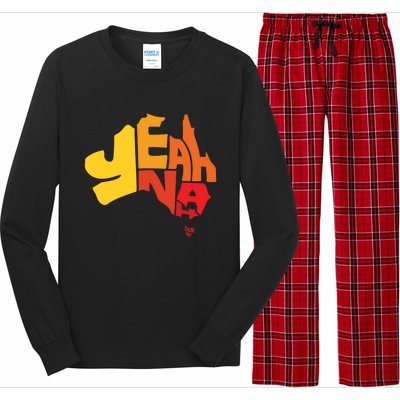 Yeah Nah (Australia) Long Sleeve Pajama Set