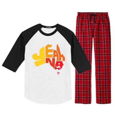 Yeah Nah (Australia) Raglan Sleeve Pajama Set