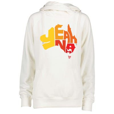 Yeah Nah (Australia) Womens Funnel Neck Pullover Hood