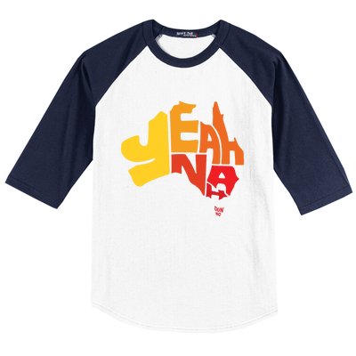 Yeah Nah (Australia) Baseball Sleeve Shirt