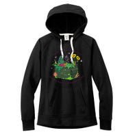 YouRe Not A Dumpster Fire YouRe A Majestic Dumpster Garden Women's Fleece Hoodie