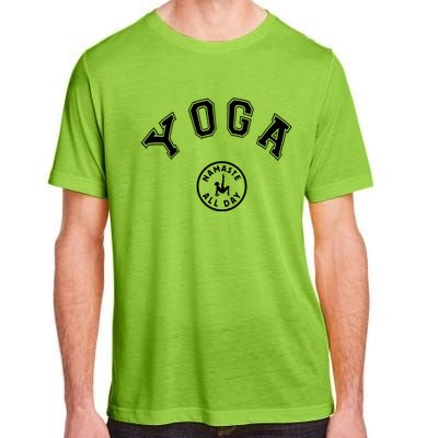 Yoga Namaste All Day Teacher Savasana Namaste Class Workout Gift Adult ChromaSoft Performance T-Shirt