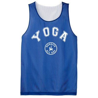 Yoga Namaste All Day Teacher Savasana Namaste Class Workout Gift Mesh Reversible Basketball Jersey Tank