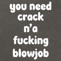 You Need Crack N'a F'n Blowjob Funny Manga Cotton Canvas Backpack
