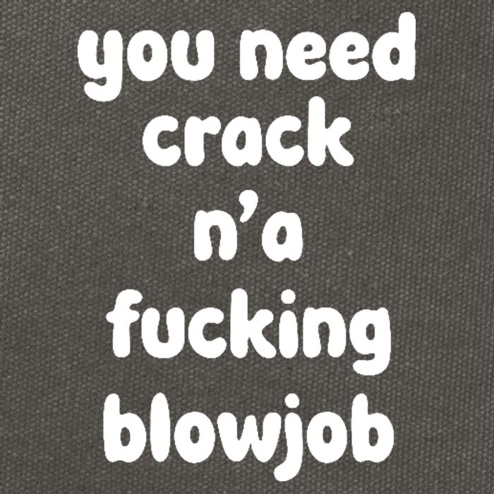 You Need Crack N'a F'n Blowjob Funny Manga Cotton Canvas Backpack