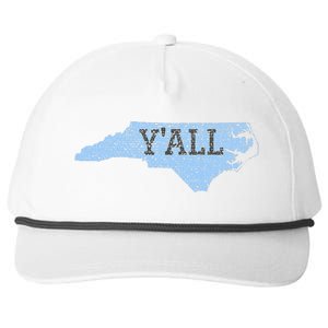 YAll North Carolina Snapback Five-Panel Rope Hat