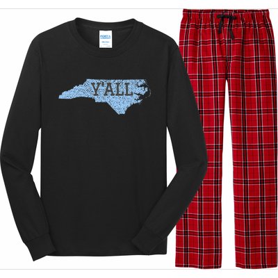 YAll North Carolina Long Sleeve Pajama Set