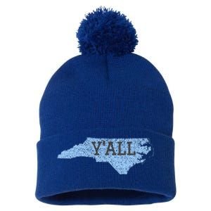 YAll North Carolina Pom Pom 12in Knit Beanie