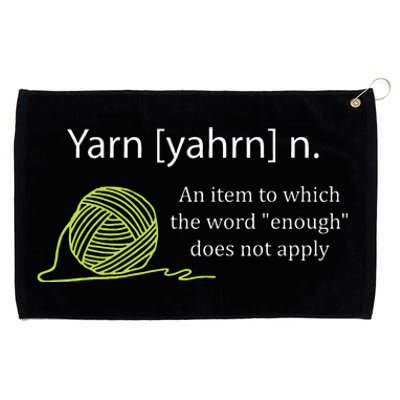 Yarn Noun Definition Funny Knitting Crochet Knitting Outfit Grommeted Golf Towel