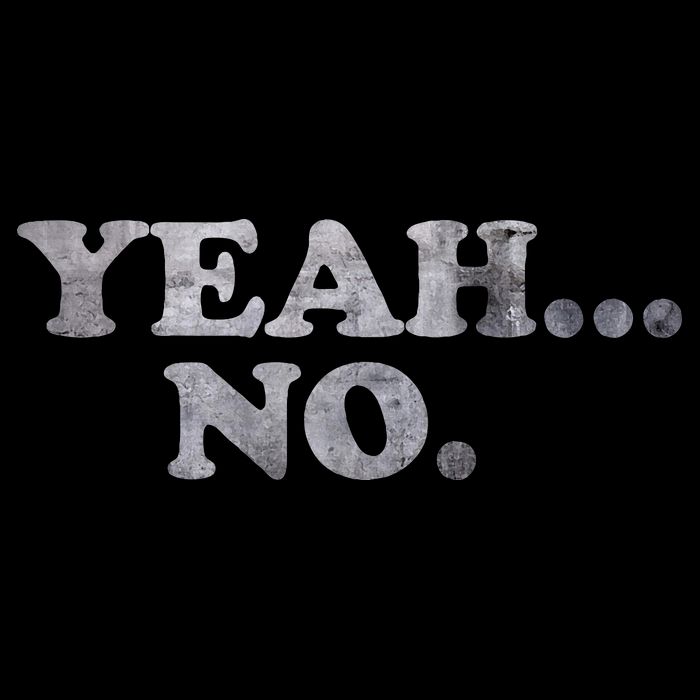 Yeah... No Distressed Cooling Performance Long Sleeve Crew