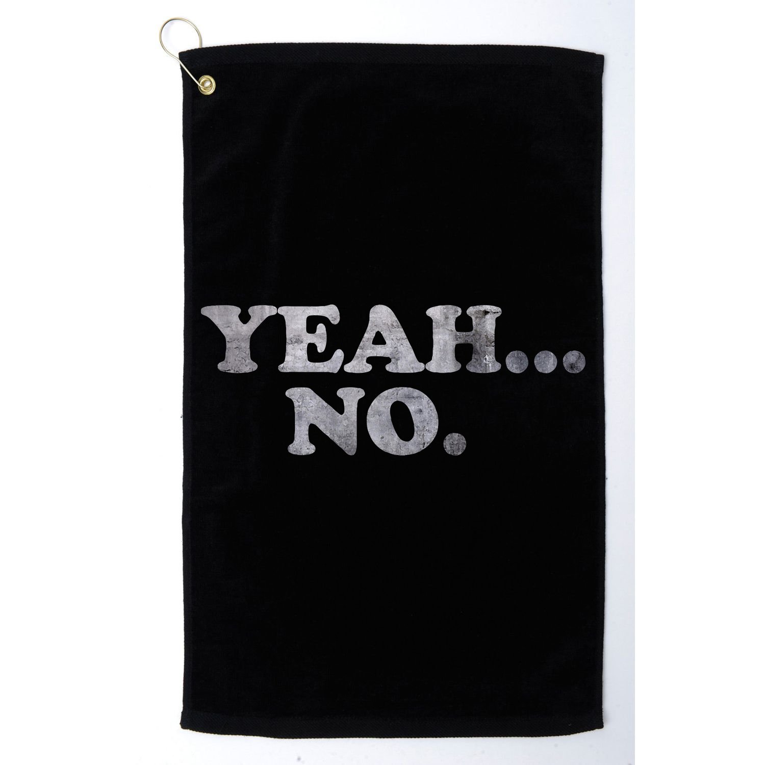 Yeah... No Distressed Golf Towel