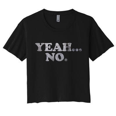 Yeah... No Distressed Crop Top