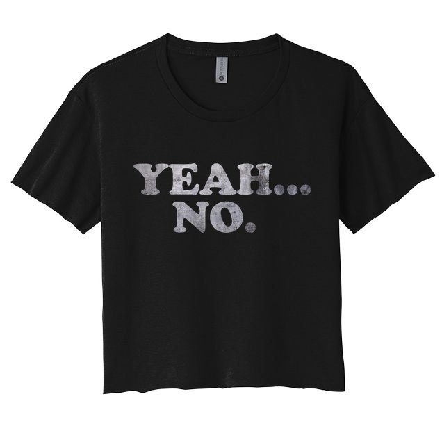Yeah... No Distressed Crop Top